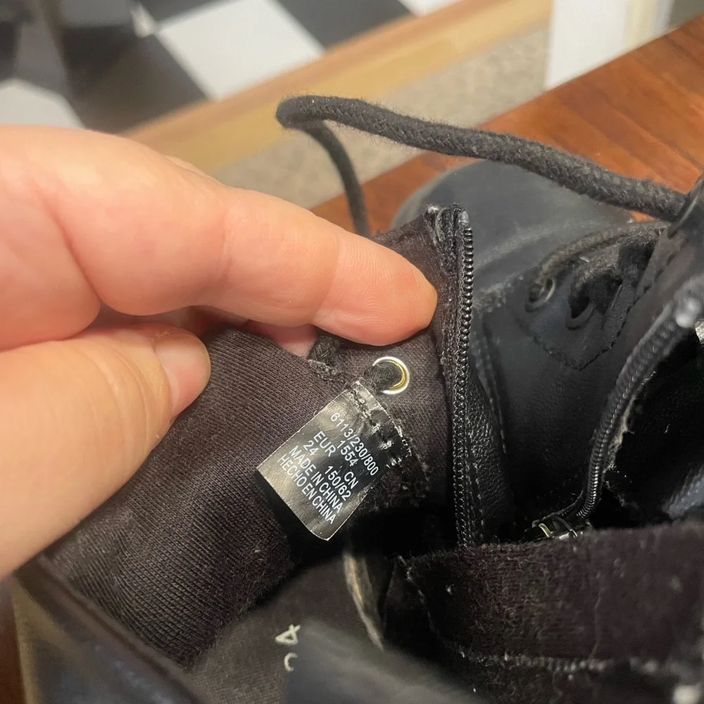 Zara toddler lace up bootie - Picture 4 of 5